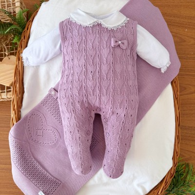  Saída de Maternidade Alana - Lilás